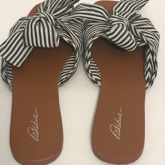 Park lane Bow Flat Sandals - Picture 5 of 12